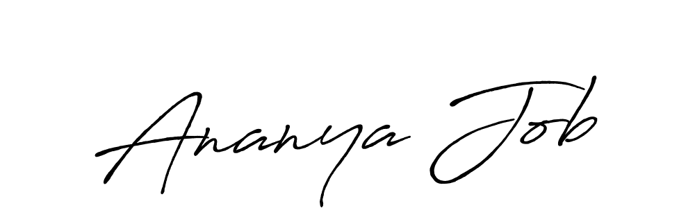 You should practise on your own different ways (Antro_Vectra_Bolder) to write your name (Ananya Job) in signature. don't let someone else do it for you. Ananya Job signature style 7 images and pictures png
