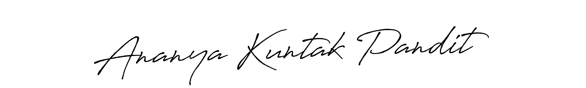 Here are the top 10 professional signature styles for the name Ananya Kuntak Pandit. These are the best autograph styles you can use for your name. Ananya Kuntak Pandit signature style 7 images and pictures png