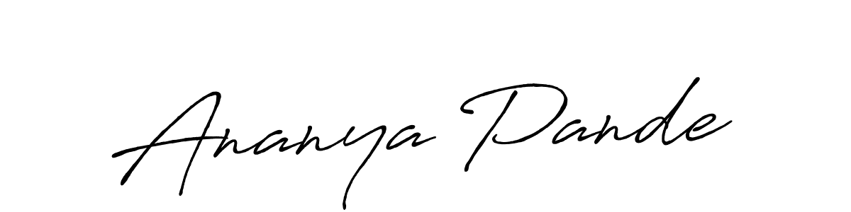 You should practise on your own different ways (Antro_Vectra_Bolder) to write your name (Ananya Pande) in signature. don't let someone else do it for you. Ananya Pande signature style 7 images and pictures png