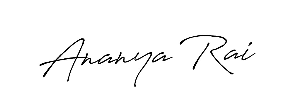 Make a beautiful signature design for name Ananya Rai. Use this online signature maker to create a handwritten signature for free. Ananya Rai signature style 7 images and pictures png