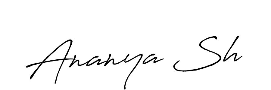 Best and Professional Signature Style for Ananya Sh. Antro_Vectra_Bolder Best Signature Style Collection. Ananya Sh signature style 7 images and pictures png