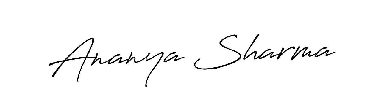 Make a beautiful signature design for name Ananya Sharma. Use this online signature maker to create a handwritten signature for free. Ananya Sharma signature style 7 images and pictures png