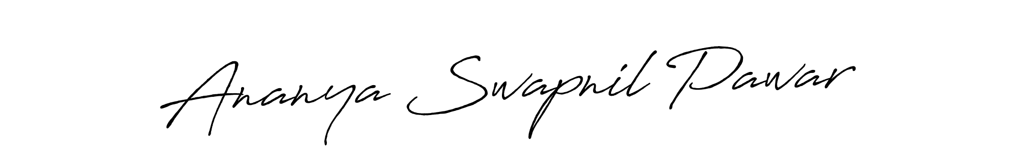 Make a beautiful signature design for name Ananya Swapnil Pawar. Use this online signature maker to create a handwritten signature for free. Ananya Swapnil Pawar signature style 7 images and pictures png