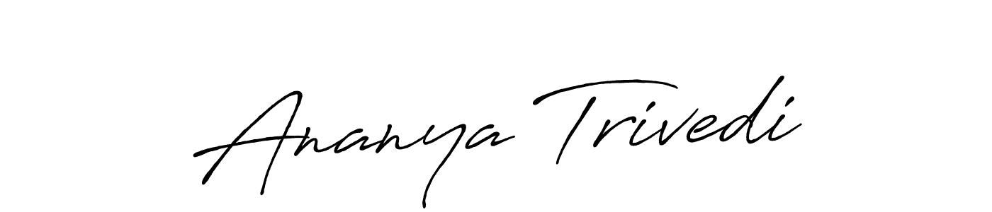 Antro_Vectra_Bolder is a professional signature style that is perfect for those who want to add a touch of class to their signature. It is also a great choice for those who want to make their signature more unique. Get Ananya Trivedi name to fancy signature for free. Ananya Trivedi signature style 7 images and pictures png