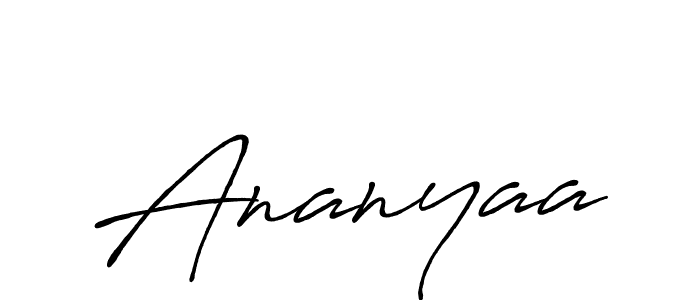 How to Draw Ananyaa signature style? Antro_Vectra_Bolder is a latest design signature styles for name Ananyaa. Ananyaa signature style 7 images and pictures png