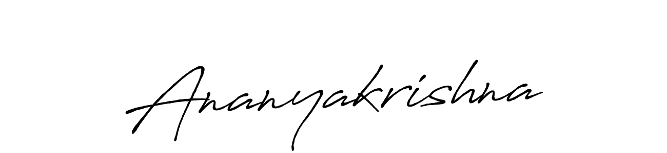 You should practise on your own different ways (Antro_Vectra_Bolder) to write your name (Ananyakrishna) in signature. don't let someone else do it for you. Ananyakrishna signature style 7 images and pictures png