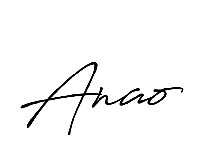 Similarly Antro_Vectra_Bolder is the best handwritten signature design. Signature creator online .You can use it as an online autograph creator for name Anao. Anao signature style 7 images and pictures png