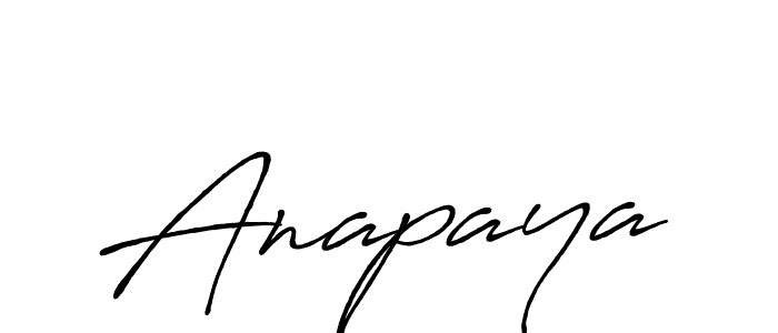 Anapaya stylish signature style. Best Handwritten Sign (Antro_Vectra_Bolder) for my name. Handwritten Signature Collection Ideas for my name Anapaya. Anapaya signature style 7 images and pictures png