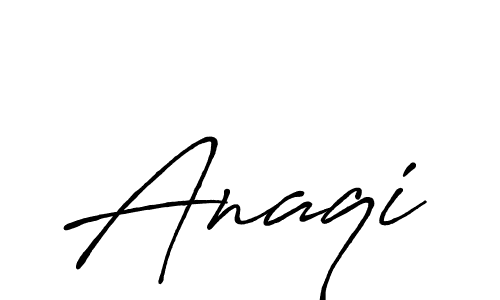 Also You can easily find your signature by using the search form. We will create Anaqi name handwritten signature images for you free of cost using Antro_Vectra_Bolder sign style. Anaqi signature style 7 images and pictures png
