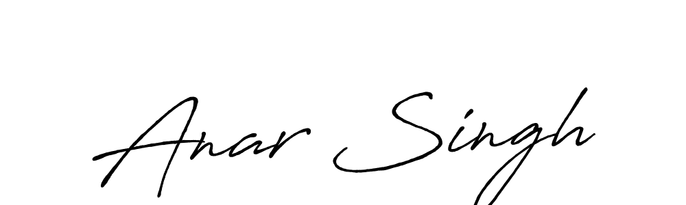 How to make Anar Singh signature? Antro_Vectra_Bolder is a professional autograph style. Create handwritten signature for Anar Singh name. Anar Singh signature style 7 images and pictures png