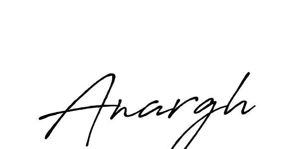 Anargh stylish signature style. Best Handwritten Sign (Antro_Vectra_Bolder) for my name. Handwritten Signature Collection Ideas for my name Anargh. Anargh signature style 7 images and pictures png