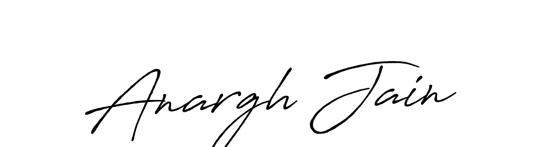 Use a signature maker to create a handwritten signature online. With this signature software, you can design (Antro_Vectra_Bolder) your own signature for name Anargh Jain. Anargh Jain signature style 7 images and pictures png