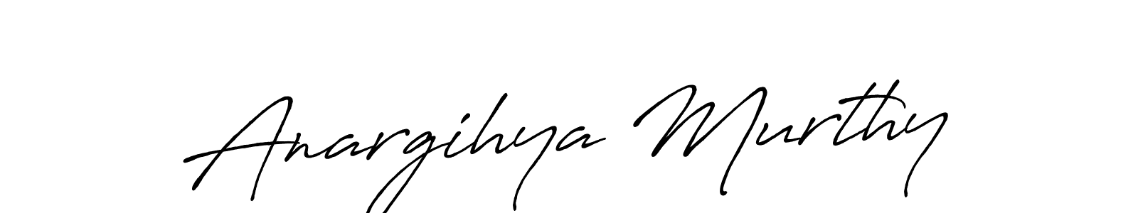 Also You can easily find your signature by using the search form. We will create Anargihya Murthy name handwritten signature images for you free of cost using Antro_Vectra_Bolder sign style. Anargihya Murthy signature style 7 images and pictures png