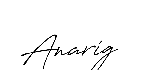 Once you've used our free online signature maker to create your best signature Antro_Vectra_Bolder style, it's time to enjoy all of the benefits that Anarig name signing documents. Anarig signature style 7 images and pictures png