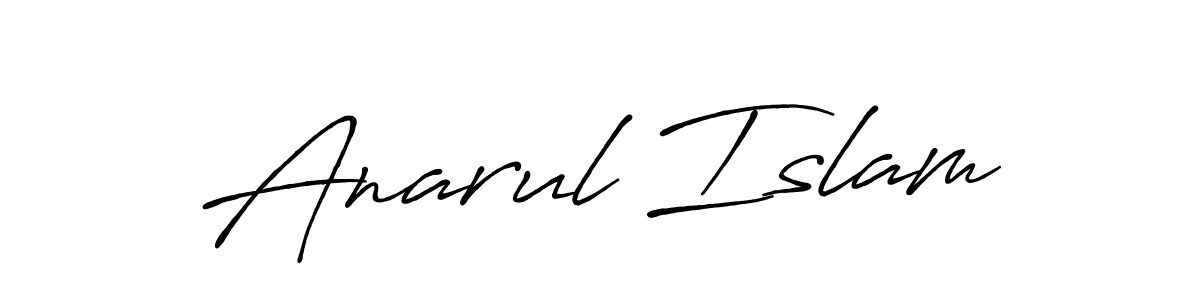 How to make Anarul Islam signature? Antro_Vectra_Bolder is a professional autograph style. Create handwritten signature for Anarul Islam name. Anarul Islam signature style 7 images and pictures png