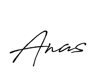 How to make Anas signature? Antro_Vectra_Bolder is a professional autograph style. Create handwritten signature for Anas name. Anas signature style 7 images and pictures png