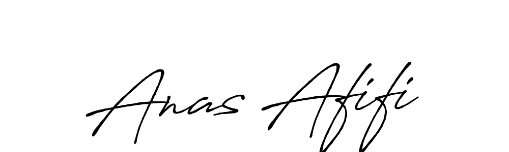 Make a beautiful signature design for name Anas Afifi. With this signature (Antro_Vectra_Bolder) style, you can create a handwritten signature for free. Anas Afifi signature style 7 images and pictures png