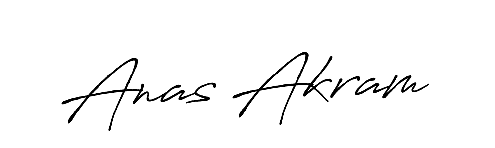 Make a beautiful signature design for name Anas Akram. Use this online signature maker to create a handwritten signature for free. Anas Akram signature style 7 images and pictures png
