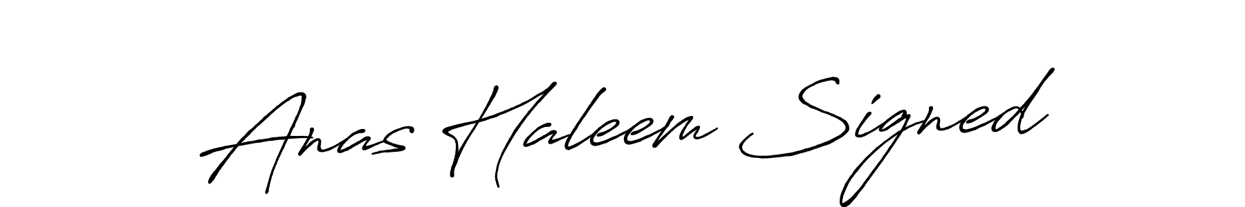 It looks lik you need a new signature style for name Anas Haleem Signed. Design unique handwritten (Antro_Vectra_Bolder) signature with our free signature maker in just a few clicks. Anas Haleem Signed signature style 7 images and pictures png