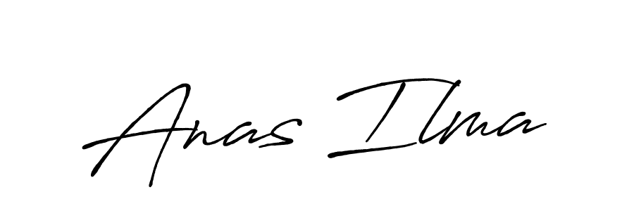 Also You can easily find your signature by using the search form. We will create Anas Ilma name handwritten signature images for you free of cost using Antro_Vectra_Bolder sign style. Anas Ilma signature style 7 images and pictures png