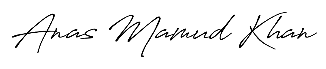 A timeless handwritten aesthetic for Anas Mamud Khan. The Antro_Vectra_Bolder font gives your signature a handcrafted feel with natural curves. Anas Mamud Khan signature style 7 images and pictures png