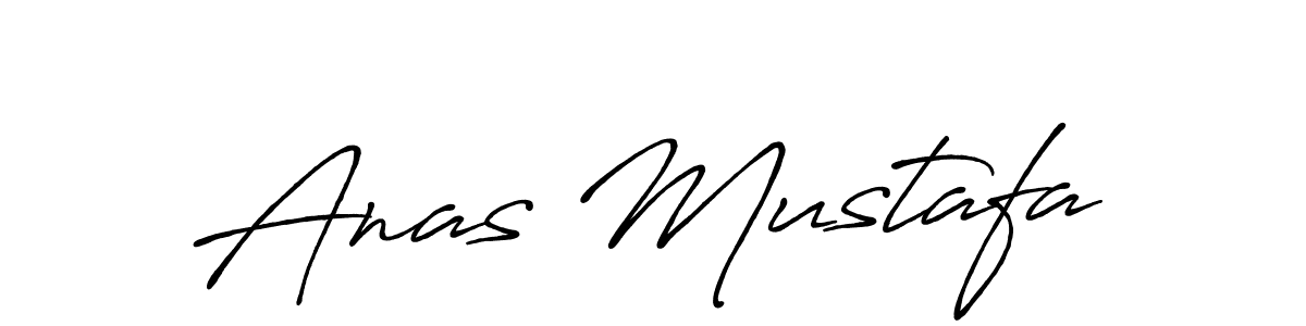 Anas Mustafa stylish signature style. Best Handwritten Sign (Antro_Vectra_Bolder) for my name. Handwritten Signature Collection Ideas for my name Anas Mustafa. Anas Mustafa signature style 7 images and pictures png