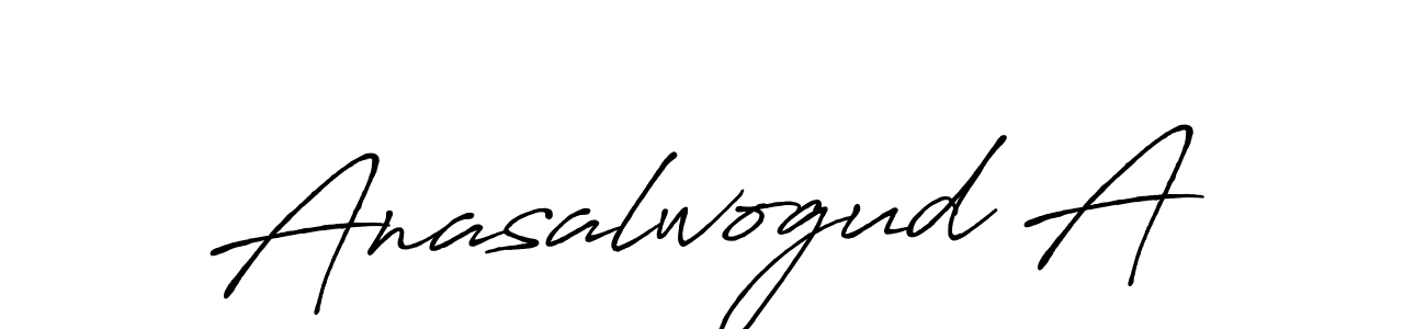 Anasalwogud A stylish signature style. Best Handwritten Sign (Antro_Vectra_Bolder) for my name. Handwritten Signature Collection Ideas for my name Anasalwogud A. Anasalwogud A signature style 7 images and pictures png