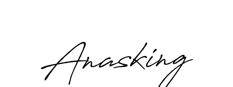 How to make Anasking name signature. Use Antro_Vectra_Bolder style for creating short signs online. This is the latest handwritten sign. Anasking signature style 7 images and pictures png