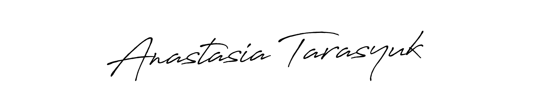 How to make Anastasia Tarasyuk name signature. Use Antro_Vectra_Bolder style for creating short signs online. This is the latest handwritten sign. Anastasia Tarasyuk signature style 7 images and pictures png