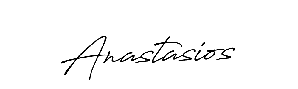 Create a beautiful signature design for name Anastasios. With this signature (Antro_Vectra_Bolder) fonts, you can make a handwritten signature for free. Anastasios signature style 7 images and pictures png
