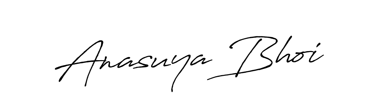 Design your own signature with our free online signature maker. With this signature software, you can create a handwritten (Antro_Vectra_Bolder) signature for name Anasuya Bhoi. Anasuya Bhoi signature style 7 images and pictures png