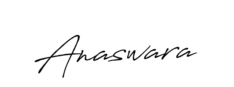 You should practise on your own different ways (Antro_Vectra_Bolder) to write your name (Anaswara) in signature. don't let someone else do it for you. Anaswara signature style 7 images and pictures png