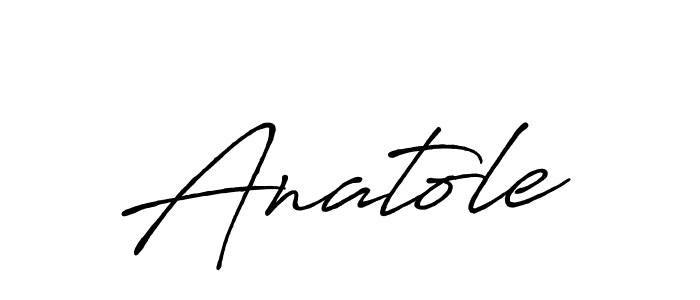 How to make Anatole name signature. Use Antro_Vectra_Bolder style for creating short signs online. This is the latest handwritten sign. Anatole signature style 7 images and pictures png