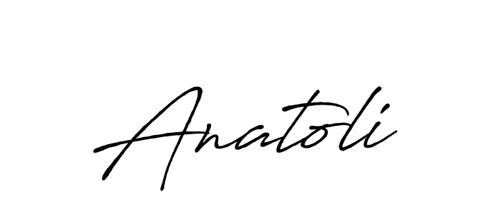 Also we have Anatoli name is the best signature style. Create professional handwritten signature collection using Antro_Vectra_Bolder autograph style. Anatoli signature style 7 images and pictures png