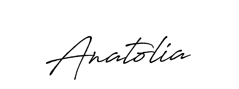 How to make Anatolia signature? Antro_Vectra_Bolder is a professional autograph style. Create handwritten signature for Anatolia name. Anatolia signature style 7 images and pictures png