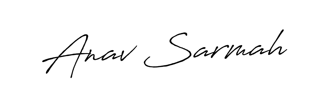 Antro_Vectra_Bolder is a professional signature style that is perfect for those who want to add a touch of class to their signature. It is also a great choice for those who want to make their signature more unique. Get Anav Sarmah name to fancy signature for free. Anav Sarmah signature style 7 images and pictures png