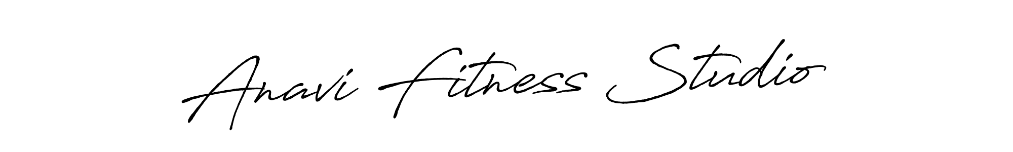 Design your own signature with our free online signature maker. With this signature software, you can create a handwritten (Antro_Vectra_Bolder) signature for name Anavi Fitness Studio. Anavi Fitness Studio signature style 7 images and pictures png