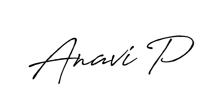 Also You can easily find your signature by using the search form. We will create Anavi P name handwritten signature images for you free of cost using Antro_Vectra_Bolder sign style. Anavi P signature style 7 images and pictures png
