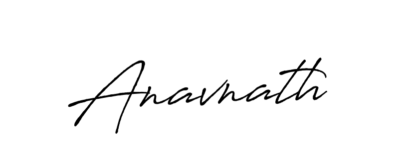 How to make Anavnath name signature. Use Antro_Vectra_Bolder style for creating short signs online. This is the latest handwritten sign. Anavnath signature style 7 images and pictures png