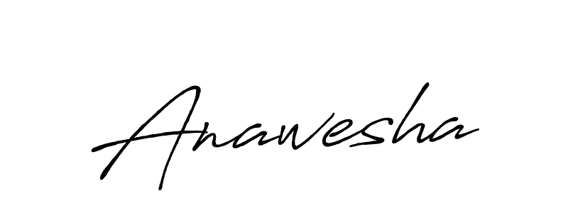 Design your own signature with our free online signature maker. With this signature software, you can create a handwritten (Antro_Vectra_Bolder) signature for name Anawesha. Anawesha signature style 7 images and pictures png