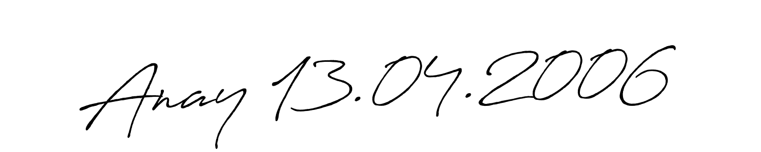 How to make Anay 13.04.2006 signature? Antro_Vectra_Bolder is a professional autograph style. Create handwritten signature for Anay 13.04.2006 name. Anay 13.04.2006 signature style 7 images and pictures png