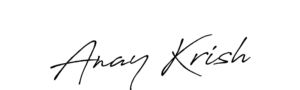 Once you've used our free online signature maker to create your best signature Antro_Vectra_Bolder style, it's time to enjoy all of the benefits that Anay Krish name signing documents. Anay Krish signature style 7 images and pictures png