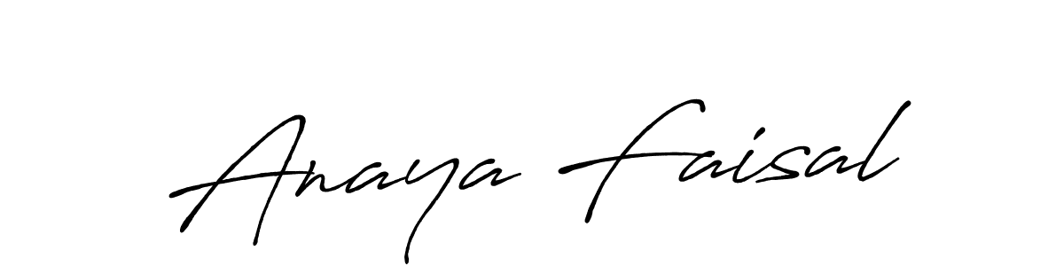 Here are the top 10 professional signature styles for the name Anaya Faisal. These are the best autograph styles you can use for your name. Anaya Faisal signature style 7 images and pictures png