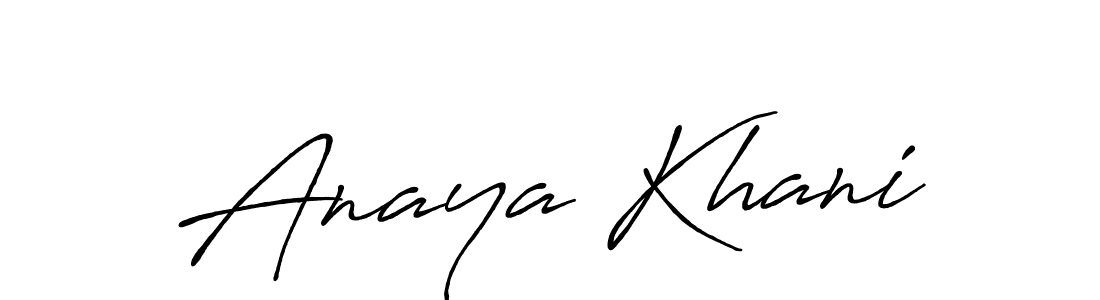 You can use this online signature creator to create a handwritten signature for the name Anaya Khani. This is the best online autograph maker. Anaya Khani signature style 7 images and pictures png