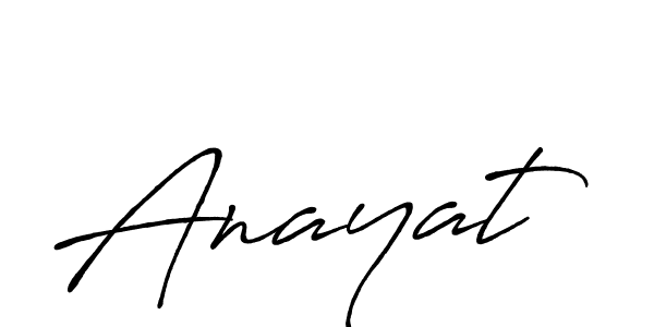 Make a beautiful signature design for name Anayat. Use this online signature maker to create a handwritten signature for free. Anayat signature style 7 images and pictures png