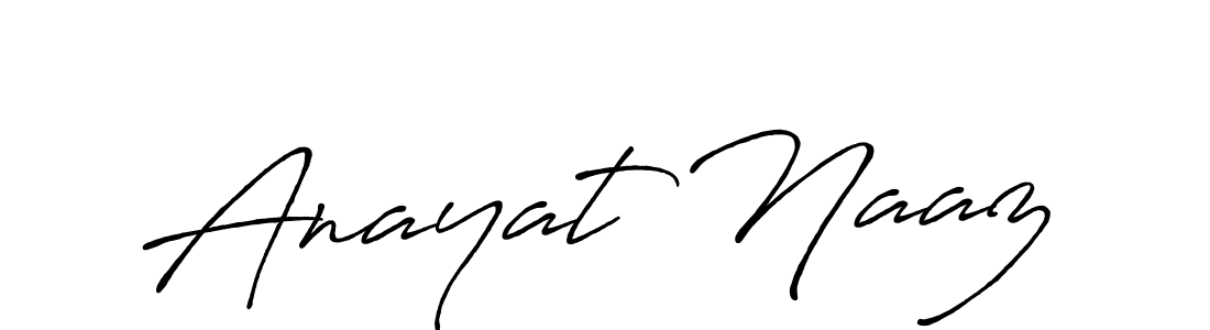 The best way (Antro_Vectra_Bolder) to make a short signature is to pick only two or three words in your name. The name Anayat Naaz include a total of six letters. For converting this name. Anayat Naaz signature style 7 images and pictures png
