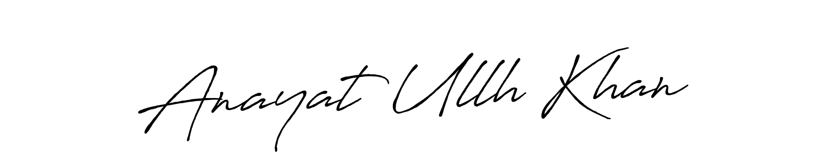 Also we have Anayat Ullh Khan name is the best signature style. Create professional handwritten signature collection using Antro_Vectra_Bolder autograph style. Anayat Ullh Khan signature style 7 images and pictures png