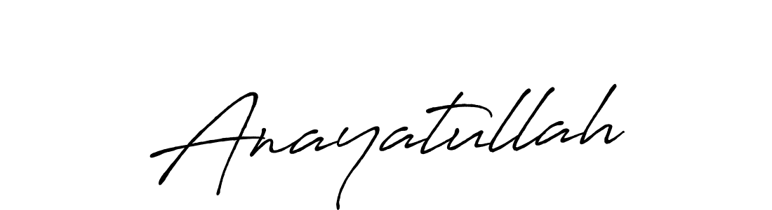 Use a signature maker to create a handwritten signature online. With this signature software, you can design (Antro_Vectra_Bolder) your own signature for name Anayatullah. Anayatullah signature style 7 images and pictures png