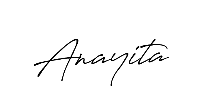 Make a beautiful signature design for name Anayita. With this signature (Antro_Vectra_Bolder) style, you can create a handwritten signature for free. Anayita signature style 7 images and pictures png