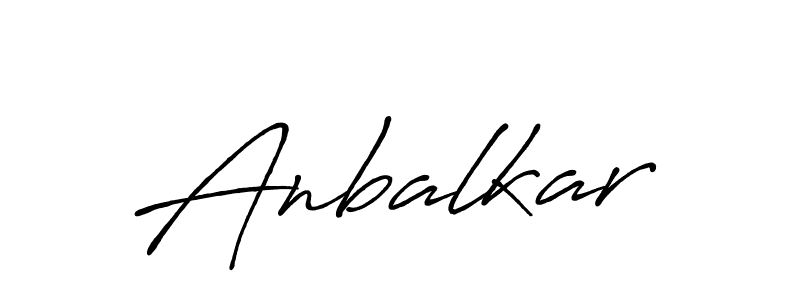 Also we have Anbalkar name is the best signature style. Create professional handwritten signature collection using Antro_Vectra_Bolder autograph style. Anbalkar signature style 7 images and pictures png